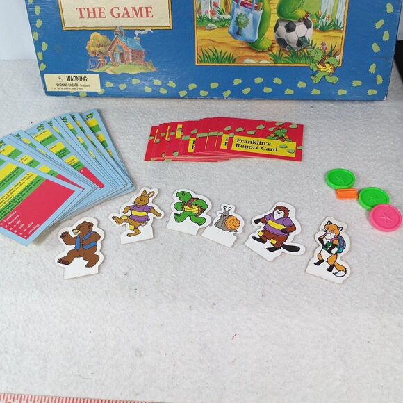Franklin Goes to School Board Game Pressman 1998 Preschool Kids Fun - Picture 10 of 16